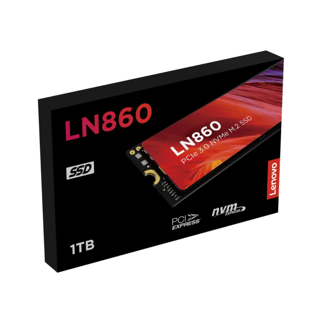 Unidad SSD Lenovo LN860 | 1TB | NVMe 1.4 | M.2 | Hasta 3500 MB/s lectura | 3000 MB/s escritura | 5SD1N53073