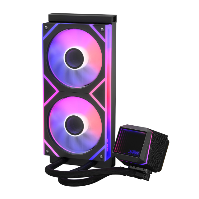 Enfriamiento Líquido ADATA XPG LEVANTE II 240 | 240 mm | 2000 RPM | AM5 / AM4 | LGA 1700 / 1851 / 1200 / 115x | ARGB | Negro | LEVANTEII240BKCWW