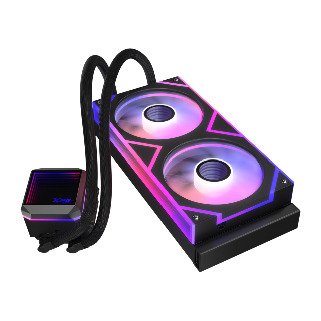 Enfriamiento Líquido ADATA XPG LEVANTE II 240 | 240 mm | 2000 RPM | AM5 / AM4 | LGA 1700 / 1851 / 1200 / 115x | ARGB | Negro | LEVANTEII240BKCWW