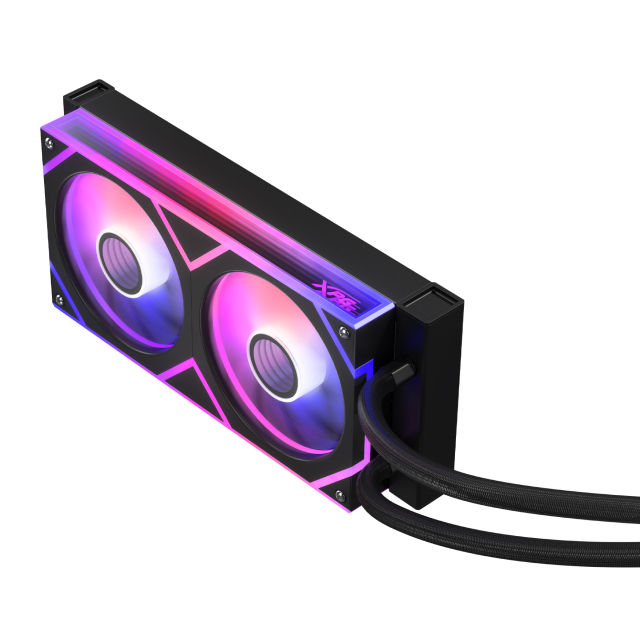 Enfriamiento Líquido ADATA XPG LEVANTE II 240 | 240 mm | 2000 RPM | AM5 / AM4 | LGA 1700 / 1851 / 1200 / 115x | ARGB | Negro | LEVANTEII240BKCWW