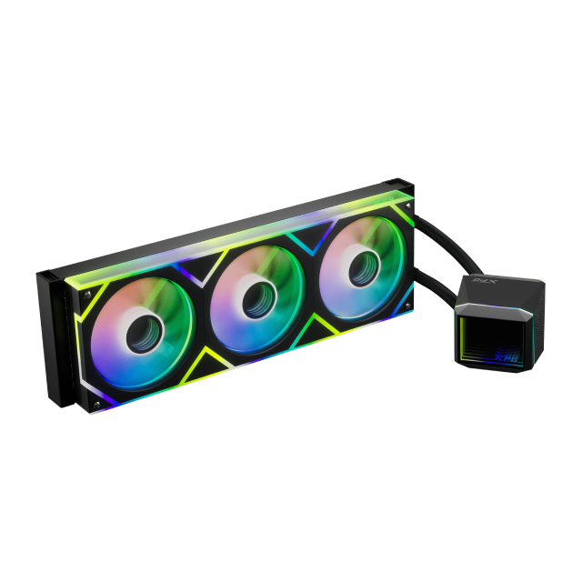 Enfriamiento Líquido ADATA XPG LEVANTE II 360 | 360 mm | 2000 RPM | AM5 / AM4 | LGA 1700 / 1851 / 1200 / 115x | ARGB | Negro | LEVANTEII360BKCWW