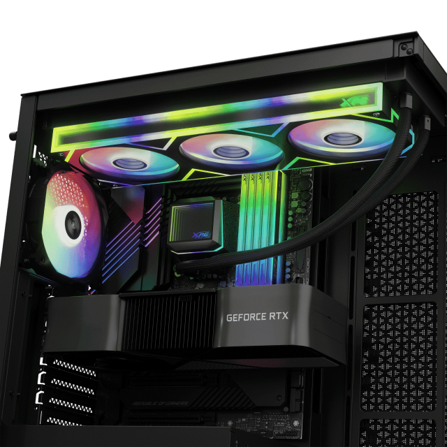 Enfriamiento Líquido ADATA XPG LEVANTE II 360 | 360 mm | 2000 RPM | AM5 / AM4 | LGA 1700 / 1851 / 1200 / 115x | ARGB | Negro | LEVANTEII360BKCWW