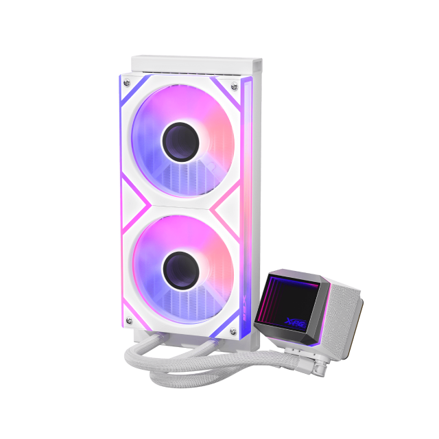 Enfriamiento Líquido ADATA XPG LEVANTE II 240 | 240 mm | 600 a 2000 RPM | AM5 / AM4 | LGA 1851 / 1700 / 1200 / 115x | ARGB | Blanco | LEVANTEII240-WHCWW