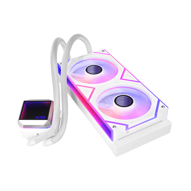 Enfriamiento Líquido ADATA XPG LEVANTE II 240 | 240 mm | 600 a 2000 RPM | AM5 / AM4 | LGA 1851 / 1700 / 1200 / 115x | ARGB | Blanco | LEVANTEII240-WHCWW