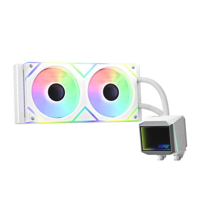 Enfriamiento Líquido ADATA XPG LEVANTE II 240 | 240 mm | 600 a 2000 RPM | AM5 / AM4 | LGA 1851 / 1700 / 1200 / 115x | ARGB | Blanco | LEVANTEII240-WHCWW