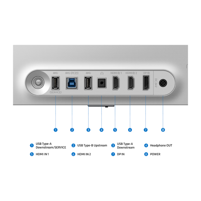 Monitor Gamer Plano Samsung Odyssey G6 G60SF | 27" | 2560 x 1440 (WQHD) | QD-OLED | 500 Hz | 0.03 ms (GTG) | FreeSync / G-Sync / HDR | HDMI 2.1 / DisplayPort 1.4 / USB-A 3.2 Gen1 / Jack 3.5 mm | RGB | Plateado | LS27FG602SLXZX