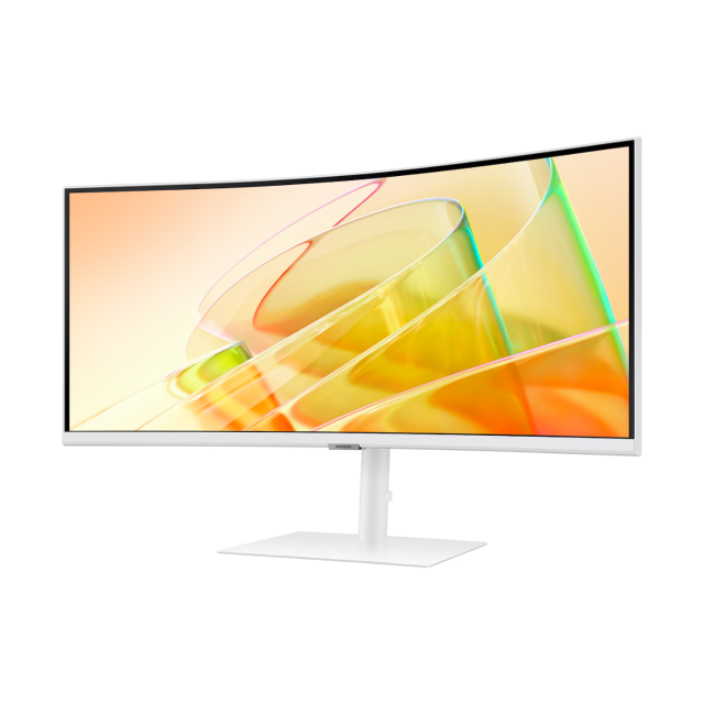 Monitor Curvo Samsung ViewFinity S6 | 34" | 3440 x 1440 (UWQHD) | VA | 100Hz | 5ms (GTG) | 1000R | Bocinas Integradas | AMD FreeSync / HDR10 | Thunderbolt 4 / HDMI 2.0 / DisplayPort 1.2 / USB 3.0 / LAN / Jack 3.5mm | Blanco | LS34C650TALXZX