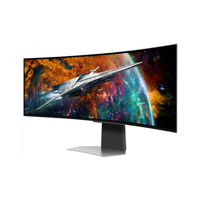 Monitor Gamer Samsung Odyssey OLED G9 G95SC | 49" | DQHD (5,120 x 1,440) | 32:9 | Curvo | 0.03ms(GTG) | 240Hz | HDMI / Micro HDMI / DisplayPort | LS49CG950SLXZX