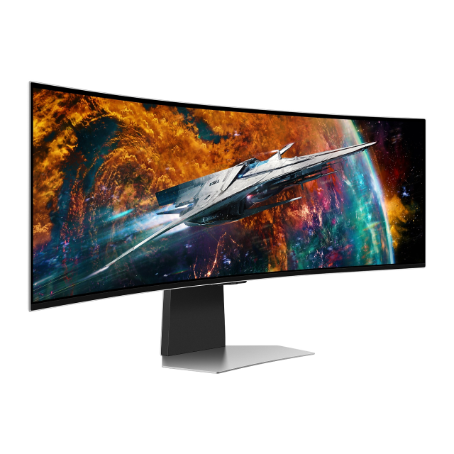 Monitor Gamer Samsung Odyssey OLED G9 G95SC | 49" | DQHD (5,120 x 1,440) | 32:9 | Curvo | 0.03ms(GTG) | 240Hz | HDMI / Micro HDMI / DisplayPort | LS49CG950SLXZX