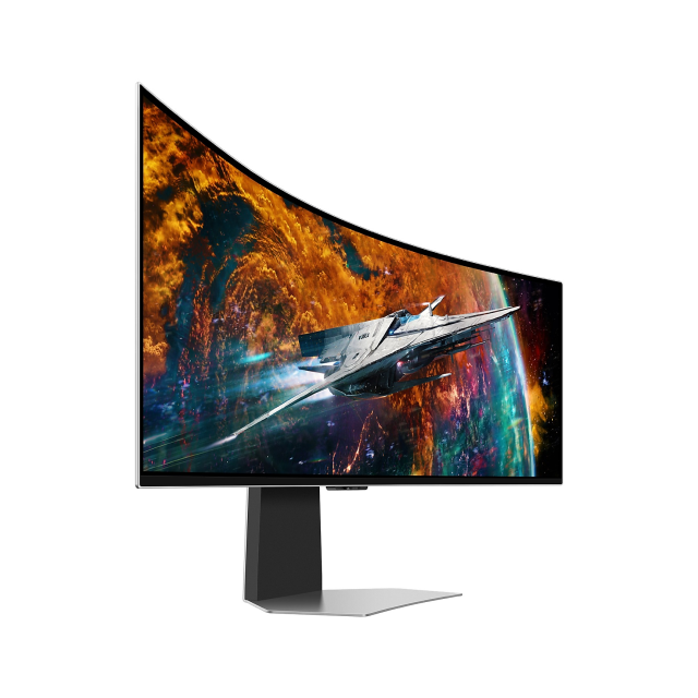 Monitor Gamer Samsung Odyssey OLED G9 G95SC | 49" | DQHD (5,120 x 1,440) | 32:9 | Curvo | 0.03ms(GTG) | 240Hz | HDMI / Micro HDMI / DisplayPort | LS49CG950SLXZX