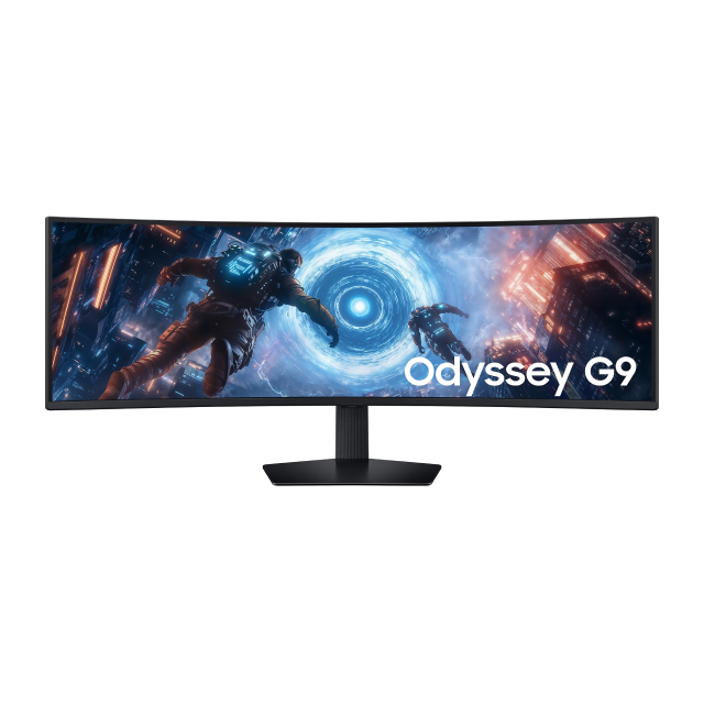 Monitor Gamer Curvo Samsung Odyssey G9 G91F | 49" | 32:9 | DQHD (5,120 x 1,440) | VA | 1ms (GtG) | 144 Hz | Pantalla Curva / UltraWide | HDMI / DisplayPort | FreeSync Premium Pro | LS49FG910ENXZX