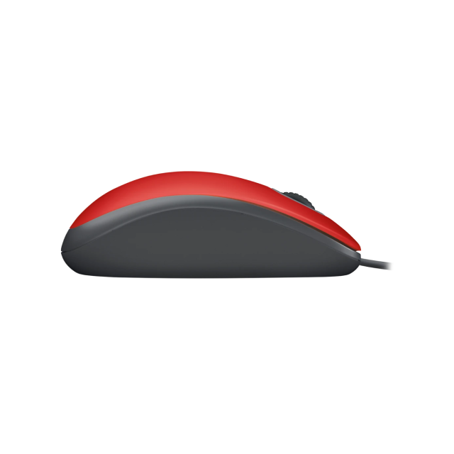 Mouse Alámbrico Logitech M110 Silent | Cable de 180cm | Seguimiento óptico | 1000 DPI | USB-A | Color Rojo |  910-006755