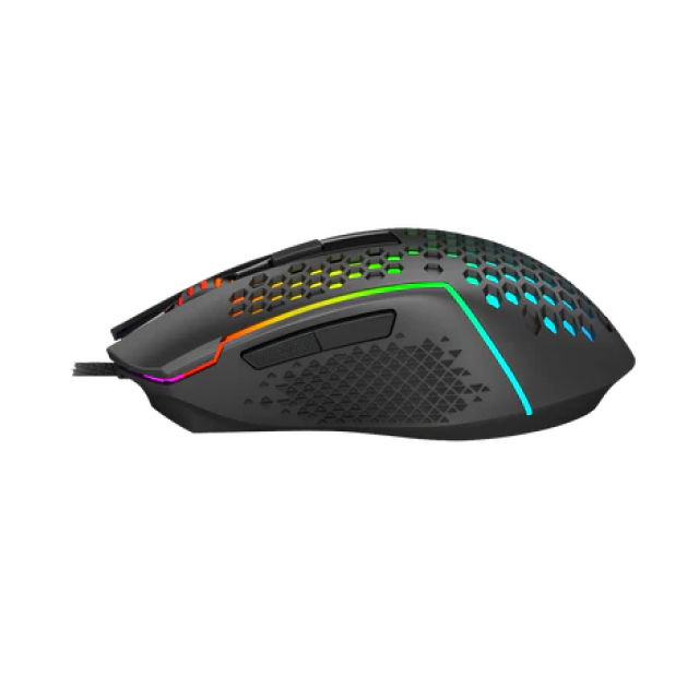 Mouse Gamer Alámbrico Redragon M987-K Reaping | 12400 DPI | Sensor Óptico | Ultraligero | 55 g | 6 Botones Programables | RGB | Blanco | M987-K