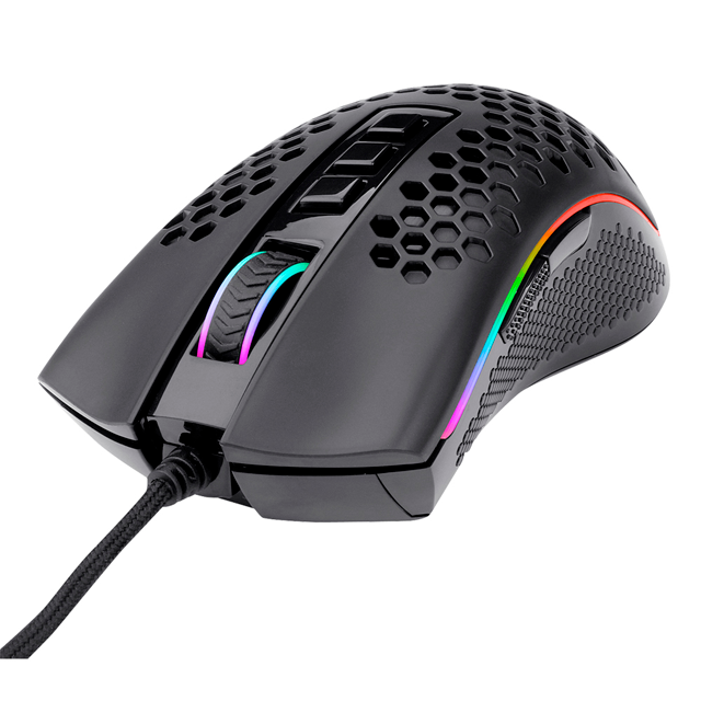 MOUSE GAMER REDRAGON STORM 8 BOTONES PROGRAMABLES RGB OPTICO USB 16000DPI - M988-RGB