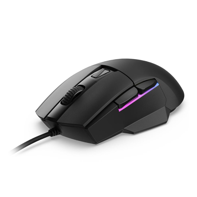 Mouse Gamer Alámbrico Sharkoon SKILLER SGM35 | 400 a 6,400 DPI | Sensor Óptico ATG4090 | 6 Botones | Conexión USB-A | RGB | Negro | M-SGM35W