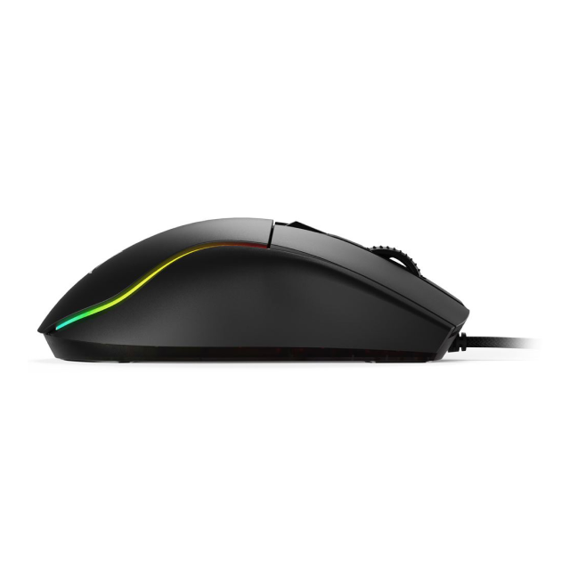 Mouse Gamer Alámbrico Sharkoon SKILLER SGM35 | 400 a 6,400 DPI | Sensor Óptico ATG4090 | 6 Botones | Conexión USB-A | RGB | Negro | M-SGM35W