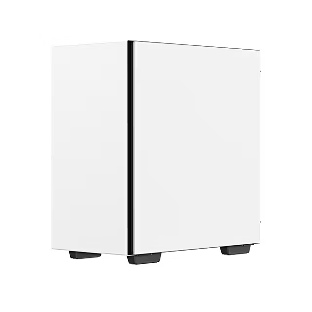Gabinete DeepCool MACUBE 110 WH | Mini Torre | Micro-ATX / Mini-ITX | USB-A 3.0 | Incluye 1 Ventilador | Cristal Templado Magnético | Blanco | MACUBE 110 WH