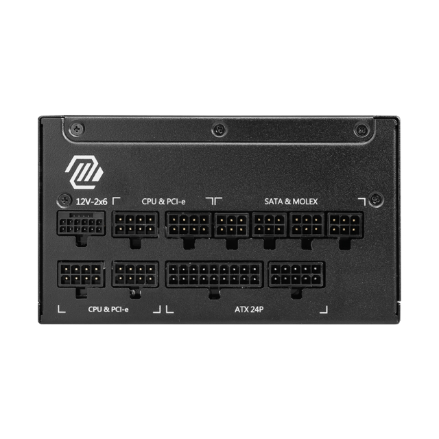 Fuente de Poder MSI MAG A1250GL PCIE5 | 1250W | 80 Plus Gold | 24-pin ATX 3.1 | 150 mm | MAG A1250GL PCIE5
