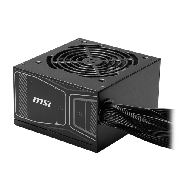 Fuente de Poder MSI MAG A850GN PCIE5 | 850W | 80 PLUS Gold | No Modular | 120mm | Compatible con ATX 3.1 y PCIe 5.1 | Negro | MAG A850GN PCIE5