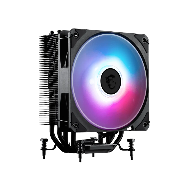 Disipador de Aire MSI MAG COREFROZR AA13 | 120 mm | 510 a 2070 RPM | 30.11 dBA | AM5 / AM4 | LGA 1851 / 1700 | ARGB | Negro | MAG COREFROZR AA13