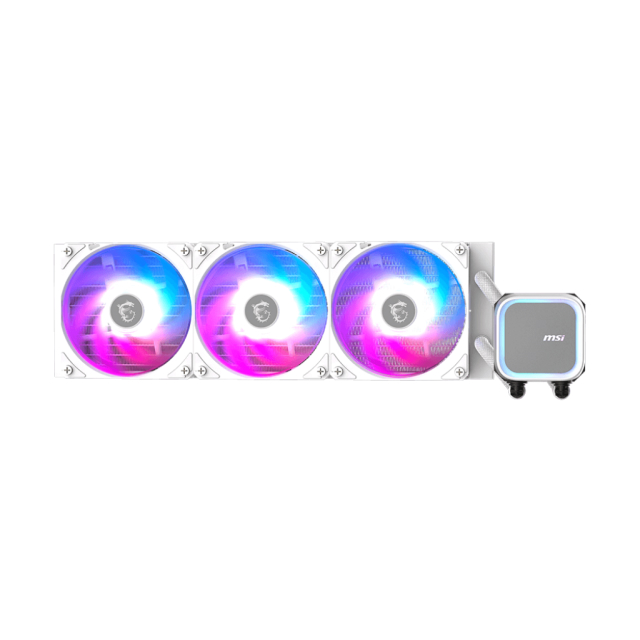 Enfriamiento Líquido MSI MAG CORELIQUID A13 360 | Radiador 260 mm | 3800 RPM | ARGB | Blanco | MAG CORELIQUID A13 360 / WHITE