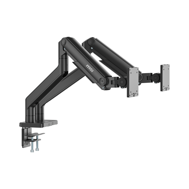 Soporte para 2 Monitores MSI MAG MT201D | Pantallas de 17” - 45” | VESA | Color Negro Mate | MAG MT201D