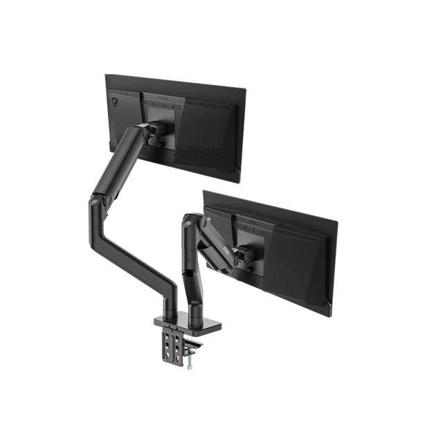 Soporte para 2 Monitores MSI MAG MT201D | Pantallas de 17” - 45” | VESA | Color Negro Mate | MAG MT201D