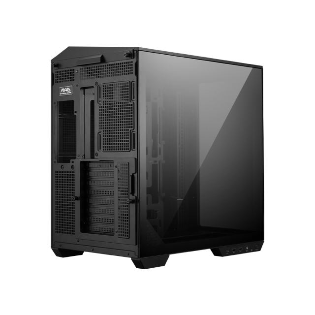 Gabinete MSI MAG PANO 100L PZ | Negro | Mid Tower | Back-connect | ATX / Micro-ATX | Vidrio Templado | MAG PANO 100L PZ