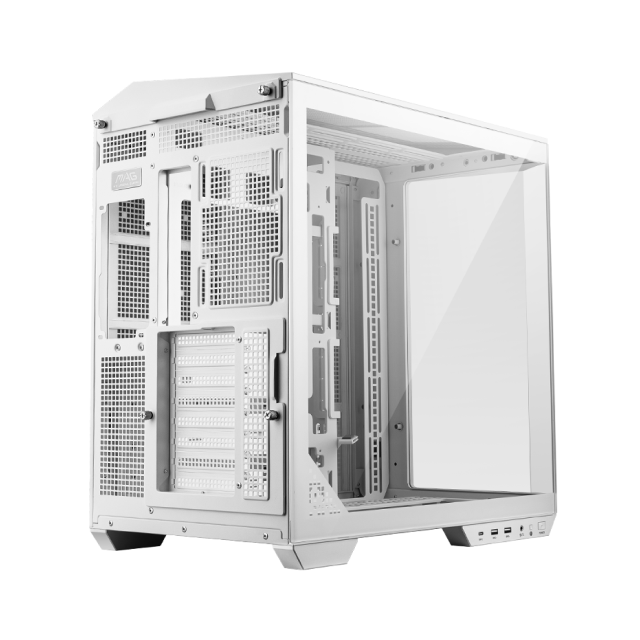 Gabinete MSI MAG PANO 100L PZ | Blanco | Mid Tower | Back-connect | ATX / Micro-ATX | Vidrio Templado | MAG PANO 100L PZ WHITE