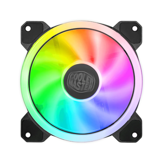 Ventilador CoolerMaster Masterfan MF120 S3 | 120mm | ARGB | Hasta 1800RPM |  8 - 27 dBA | MFW-B2DN-18NPA-S3