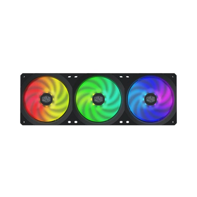 Ventilador CoolerMaster Masterfan SF360R ARGB |  360mm | 650-1800 RPM | 8 - 30 dBA | 3-Pin ARGB |  4-Pin (PWM) | MFX-B2D3-18NPA-R1