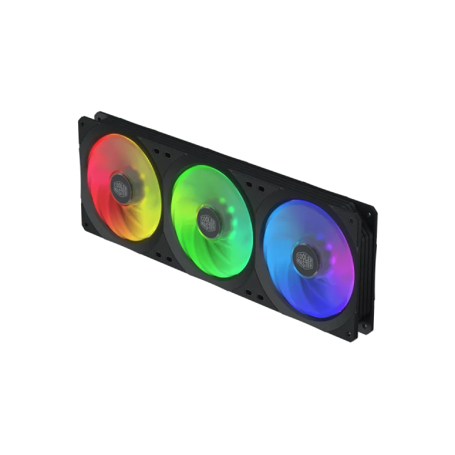 Ventilador CoolerMaster Masterfan SF360R ARGB |  360mm | 650-1800 RPM | 8 - 30 dBA | 3-Pin ARGB |  4-Pin (PWM) | MFX-B2D3-18NPA-R1