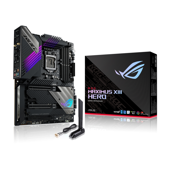 TARJETA MADRE ASUS ROG MAXIMUS XIII HERO WI-FI Z590 11GEN ATX - 90MB15X0-M0TAY0