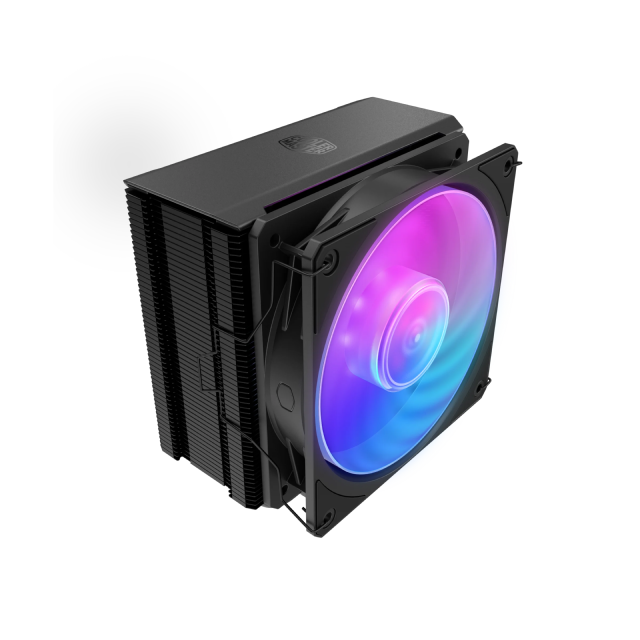 Disipador de Aire Cooler Master Hyper 212 3DHP Black ARGB | 120 mm | 0 a 2050 RPM | 22.6 dBA | AM5 / AM4 | LGA 1851 / 1700 / 1200 / 1156 / 1155 / 1151 / 1150 | ARGB | Negro | MAY-T2HP-217PA-R1