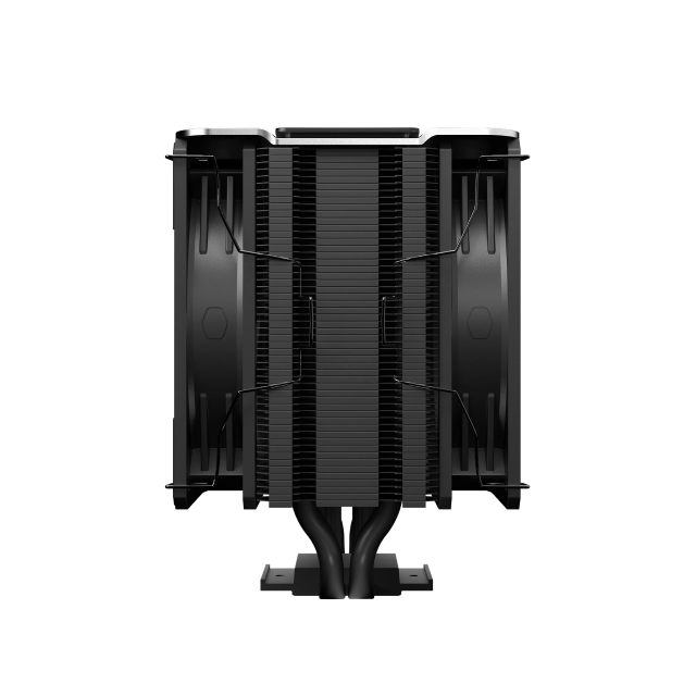 Disipador de Aire Cooler Master V4 Alpha 3DHP Black | 2 Ventiladores de 120 mm | 0 a 2050 RPM | Hasta 22.6 dBA | AM5 / AM4 | LGA1851 / 1700 / 1200 / 1151 / 1150 / 1155 / 1156 | Negro | MAZ-T2HP-217PK-R1