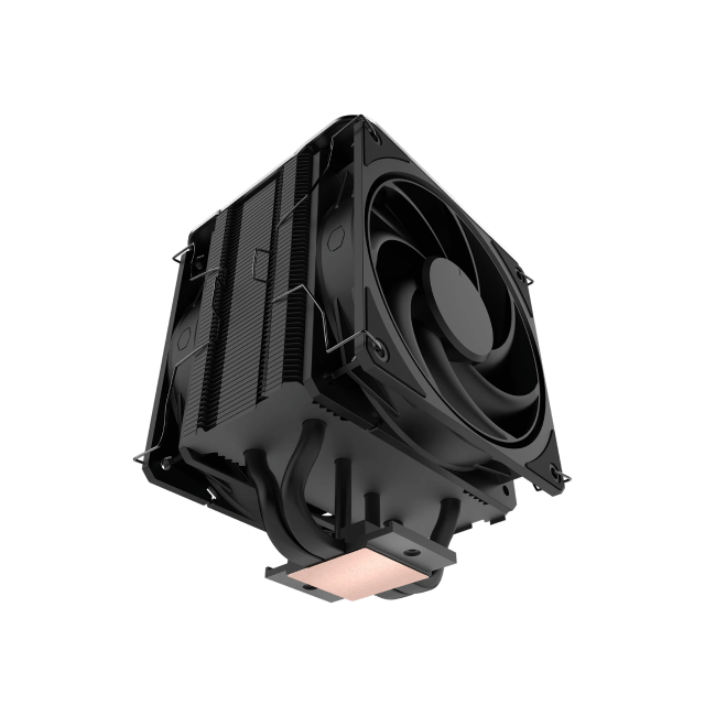 Disipador de Aire Cooler Master V4 Alpha 3DHP Black | 2 Ventiladores de 120 mm | 0 a 2050 RPM | Hasta 22.6 dBA | AM5 / AM4 | LGA1851 / 1700 / 1200 / 1151 / 1150 / 1155 / 1156 | Negro | MAZ-T2HP-217PK-R1