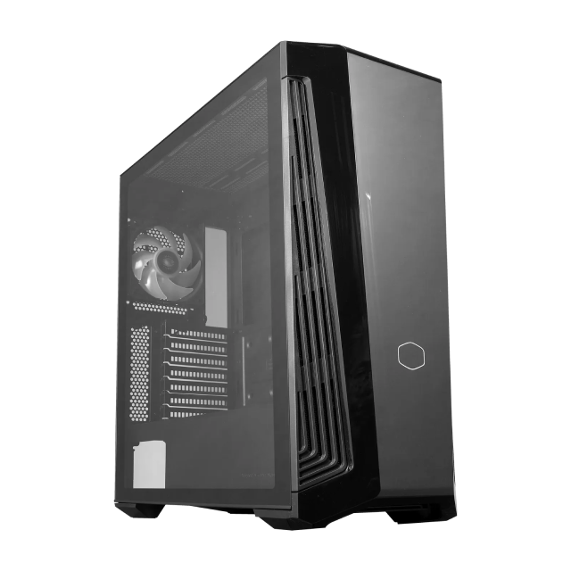 Gabinete Cooler Master MasterBox 540 | Media Torre | E-ATX / ATX / Micro-ATX / Mini-ITX | USB-A 3.2 / USB-C 3.2 | 1 Ventilador ARGB Preinstalado | Panel Frontal ARGB | Cristal Templado | Negro | MB540-KGNN-S00