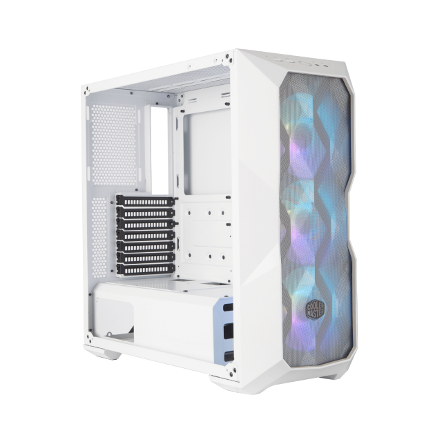 Gabinete Cooler Master TD500 MESH White | Mid Tower | E-ATX / ATX / Micro ATX | 3 Ventiladores ARGB preinstalados | Color Blanco | MCB-D500D-WGNN-S01