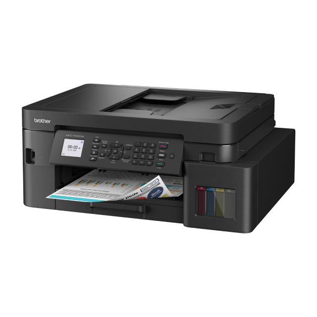 Impresora Multifuncional Brother MFC-T930DW | Pantalla LCD | Conectividad Inalámbrica / USB 2.0 | Impresión Dúplex | Hasta 30 ppm en Negro / Hasta 26 ppm a Color | Incluye Kit de Tintas | MFCT930DW