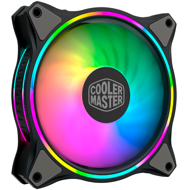 Kit de 3 Ventiladores Cooler Master MasterFan MF120 Halo 3in1 - Negro - ARGB - 120mm - Incluye Controlador