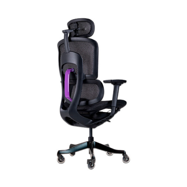 Silla Gamer Munfrost Neo | Hasta 180 kg | Soporte Lumbar Ajustable | Inclinación de Hasta 145 Grados | Negro | MFMSINEB