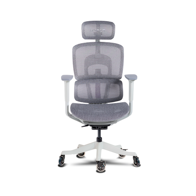 Silla Gamer Munfrost Neo | Hasta 180 kg | Soporte Lumbar Ajustable | Inclinación de Hasta 145 Grados | Blanco | MFMSINEW