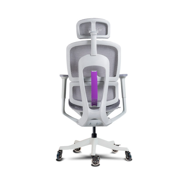 Silla Gamer Munfrost Neo | Hasta 180 kg | Soporte Lumbar Ajustable | Inclinación de Hasta 145 Grados | Blanco | MFMSINEW
