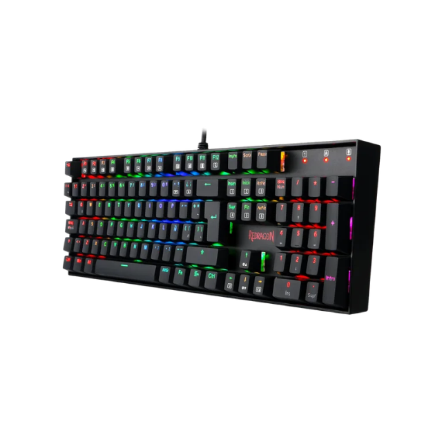 Teclado Alámbrico Mecánico Redragon Mitra K551 | Full Size | Switch Red | Español | K551RGB-1-SP