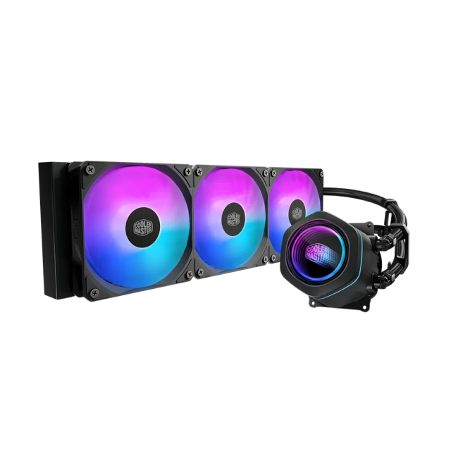 Enfriamiento Líquido Cooler Master MasterLiquid Core II | 360 mm | 3200 RPM | 25 dBA | AM5 / AM4 | LGA 1851 / 1700 / 1200 / 1156 / 1155 / 1151 / 1150 | ARGB | Negro | MLX-D36M-A18PA-R1