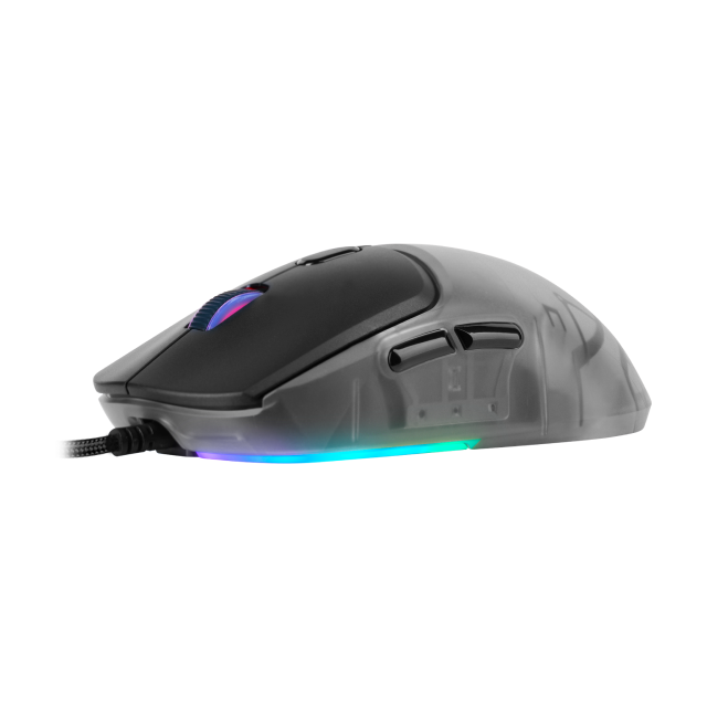 Mouse Alámbrico GameFactor MOG530-BK | RGB | 12,000 DPI | Sensor Pixart 3327 | MOG530-BK