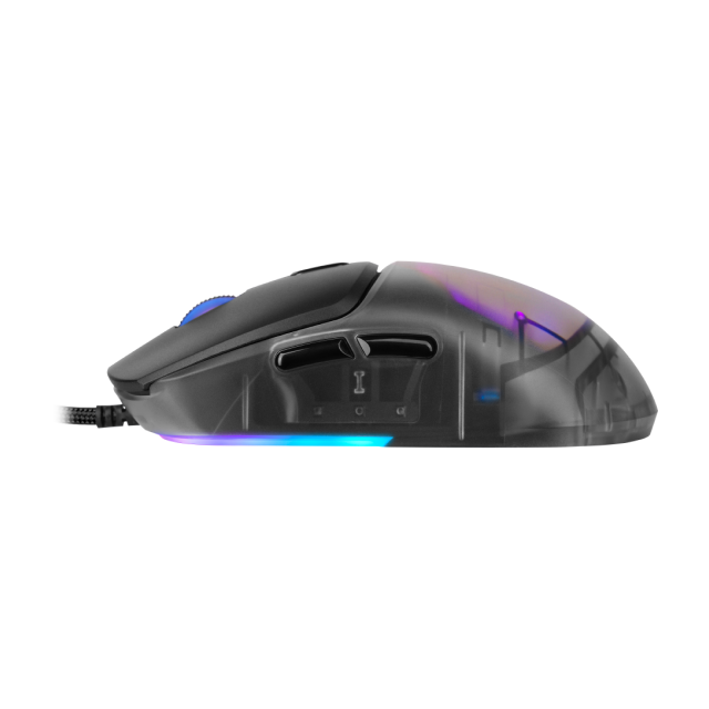 Mouse Alámbrico GameFactor MOG530-BK | RGB | 12,000 DPI | Sensor Pixart 3327 | MOG530-BK