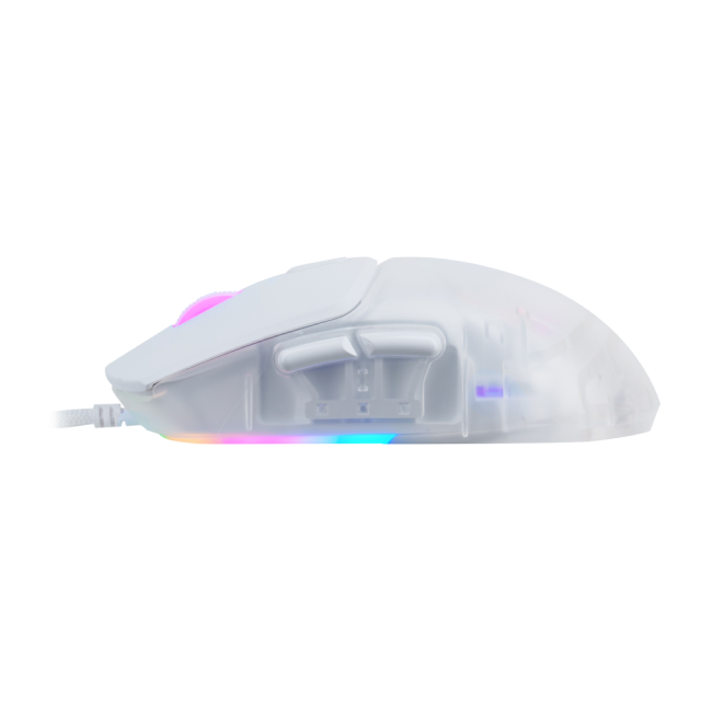 Mouse Alámbrico Game Factor MOG530-WH | RGB | 12,000 DPI | Sensor Pixart 3327 | MOG530-WH