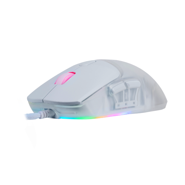 Mouse Alámbrico Game Factor MOG530-WH | RGB | 12,000 DPI | Sensor Pixart 3327 | MOG530-WH