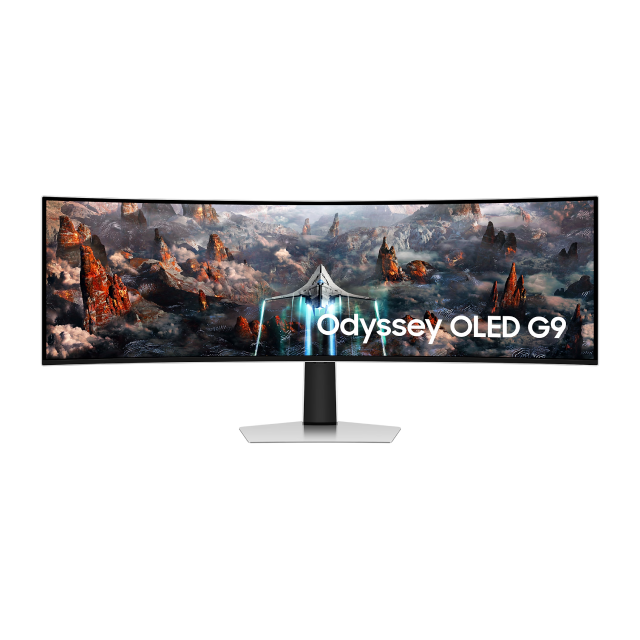 Monitor Gamer Curvo Samsung Odyssey OLED G9 G93SC | 49" | 32:9 | 5,120 x 1,440 | OLED | 0.03ms (GtG) | 240 Hz | Pantalla Curva / UltraWide | HDMI / MicroHDMI / DisplayPort | LS49CG930SLXZX